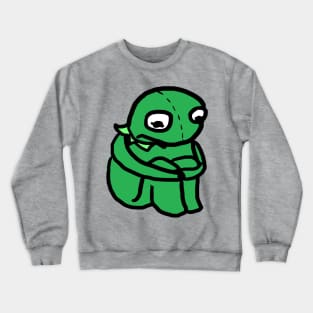 Kermit in Deep Thought Crewneck Sweatshirt